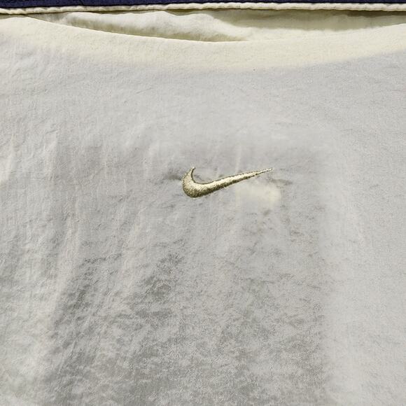 Vintage 90s Nike Jacket Womens S Black Green Reversible Full Zip Windbreaker - Picture 10 of 16